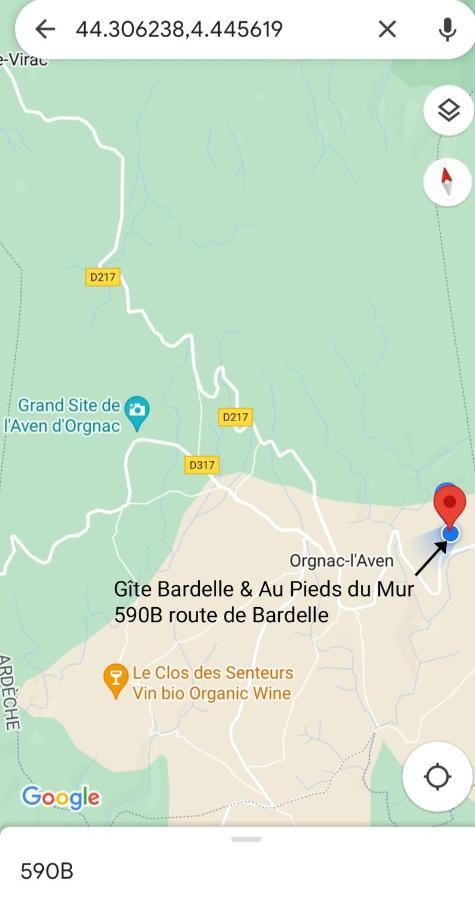 Gite Bardelle Orgnac-l'Aven Екстер'єр фото